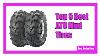 Set Of 2 Atv/utv Tires 25x10-12 Rear /6pr P306b With Warranty